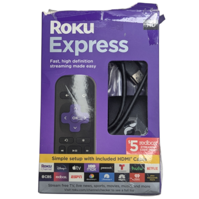 Open Box Central: Discounted Electronics 52 Roku Express 4K+ 3941X Streaming Media Player HD/4K/HDR - Open Box - NO REMOTE