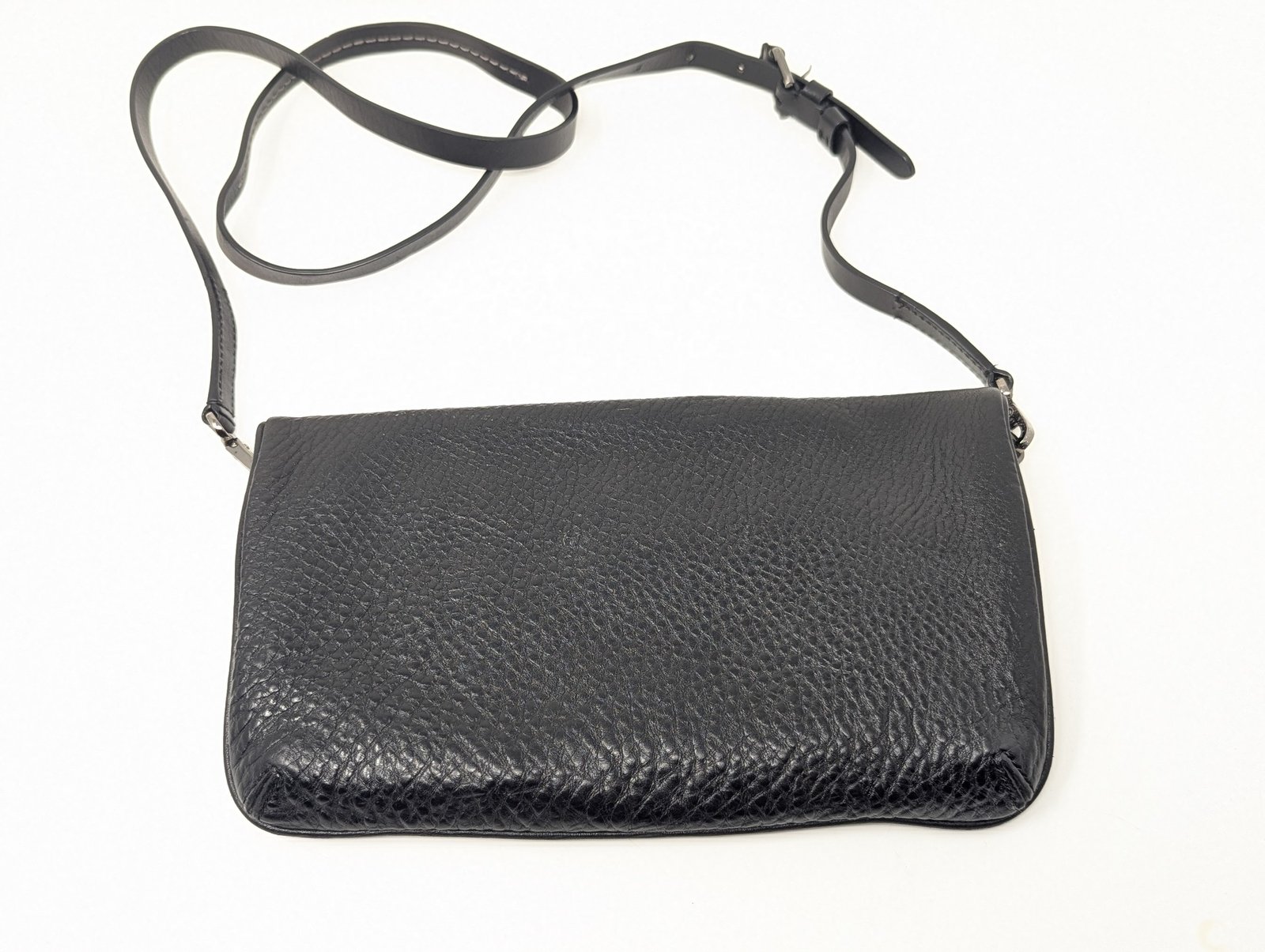 Cole Haan Black Leather Softly Structured Shoulder Cross-Body Bag 3 Cole Haan Black Leather Softly Structured Shoulder Cross-Body Bag - Image 3