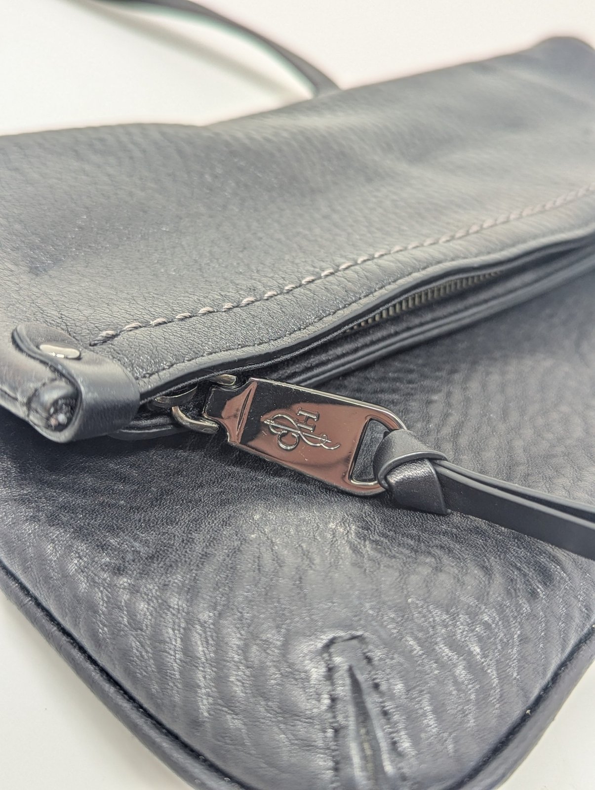 Cole Haan Black Leather Softly Structured Shoulder Cross-Body Bag 4 Cole Haan Black Leather Softly Structured Shoulder Cross-Body Bag - Image 4