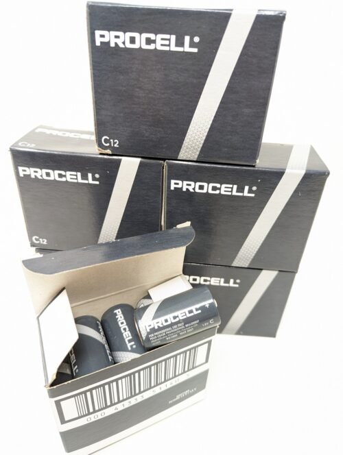 Duracell Procell C12 1.5V C Batteries PC1400 Alkaline C-Cell Battery Value Lot