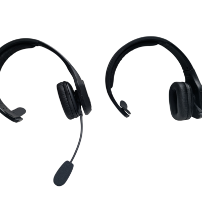 Open Box Central: Discounted Electronics 19 Lot of 2 - Aluratek ABHM100F Wireless Bluetooth Headset Boom Mic USB-C