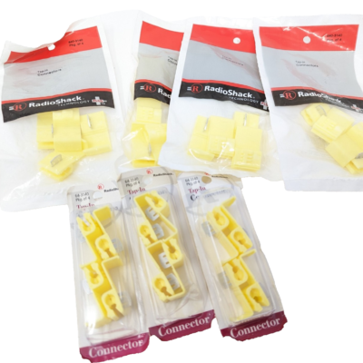 PACK OF 7x Sets of RadioShack Low-Voltage Tap-Ins Tap-In Connectors