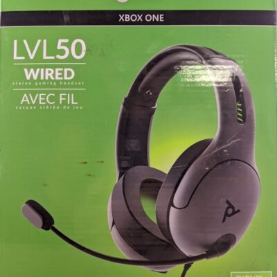 PDP LVL50 Wired Stereo Gaming Headset for Xbox One 048-124-NA-BK - Gray/Black