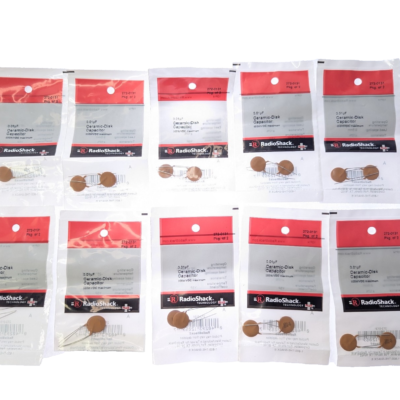 RadioShack 272-0131 0.01uF Ceramic-Disk Capacitor 500W VDC maximum, 10 pack