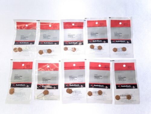 RadioShack 272-0131 0.01uF Ceramic-Disk Capacitor 500W VDC maximum, 10 pack