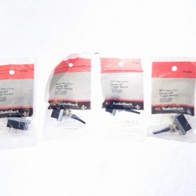 RadioShack 275-0654 SPDT Heavy Duty Center-Off Toggle Switch PACK OF 4