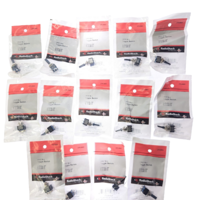 RadioShack 2750663 DPDT Mini Toggle SW 6A 125Vac, PACK OF 14