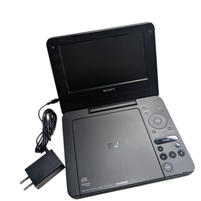 Open Box Central: Discounted Electronics 34 Sony DVP-FX730 Portable DVD Player 7" Swivel Screen Black AC Adapter
