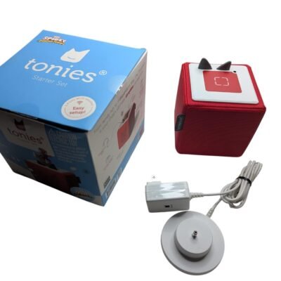 Open Box Central: Discounted Electronics 5 Tonies Toniebox Speaker Starter Set Red w/ Charger & Random Figurine - Open Box