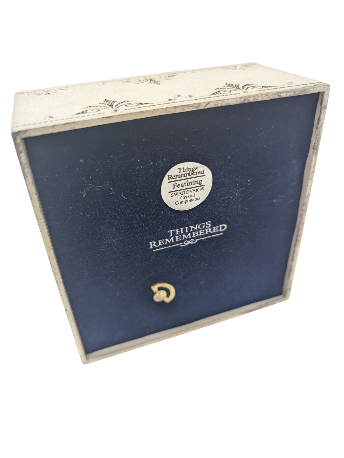Vintage Things Remembered Silver Tone Music Jewelry Box with Swarovski Crystals 6 Vintage Things Remembered Silver Tone Music Jewelry Box with Swarovski Crystals - Image 6