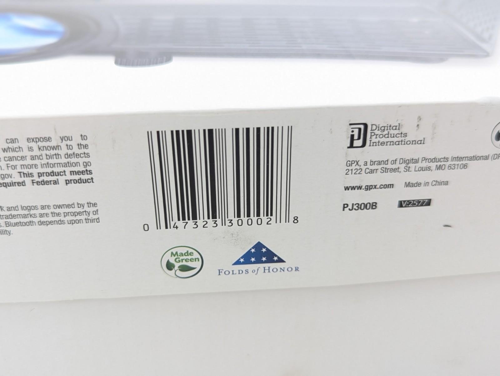 GPX Mini Projector PJ300B With Bluetooth - BLACK - NO REMOTE 3 GPX Mini Projector PJ300B With Bluetooth - BLACK - NO REMOTE - Image 3