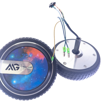 Madd Gear Electric Replacement Wheels (Pair) for Scooter, 206-635, Black