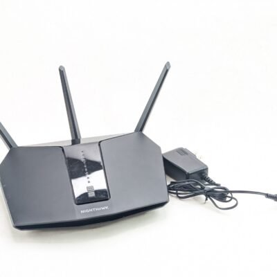 Netgear Nighthawk RAX30 AX2400 5-Stream WiFi 6 Router - Black