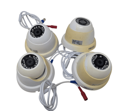 PACK OF 4x ZOSI WIRED SECURITY CAMERAS MODEL ZM4182B