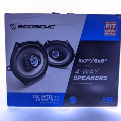 Scosche HD57684SD - 5x7/6x8" 4-Way Car Speakers (Pair)