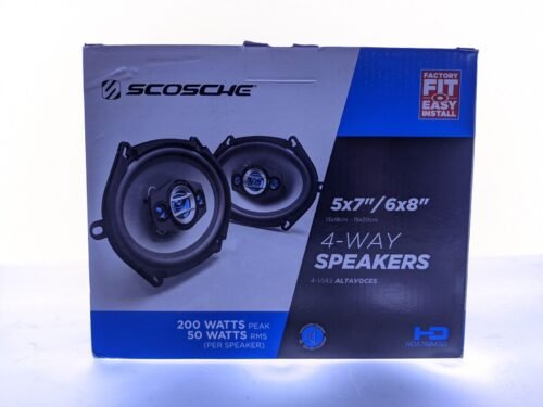Scosche HD57684SD - 5x7/6x8" 4-Way Car Speakers (Pair)