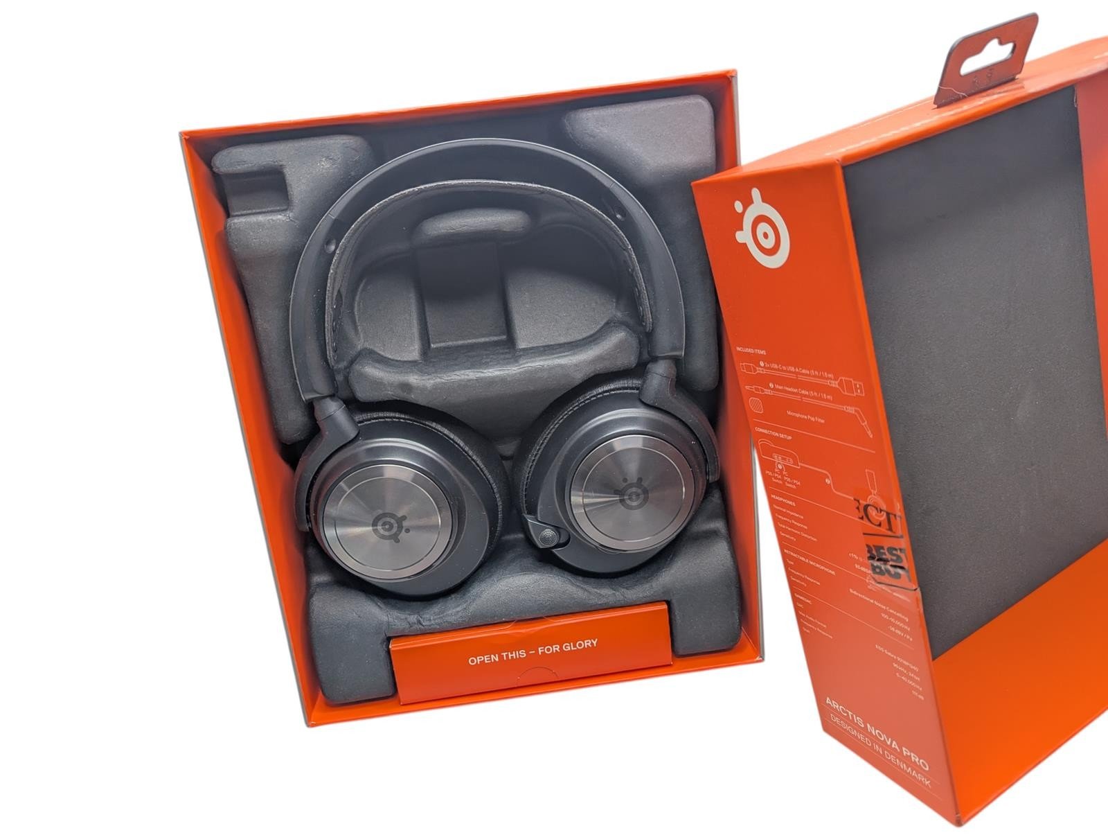SteelSeries Arctis Nova Pro Wired Headset 61527 Headset Only - NO CABLES 1 SteelSeries Arctis Nova Pro Wired Headset 61527 Headset Only - NO CABLES