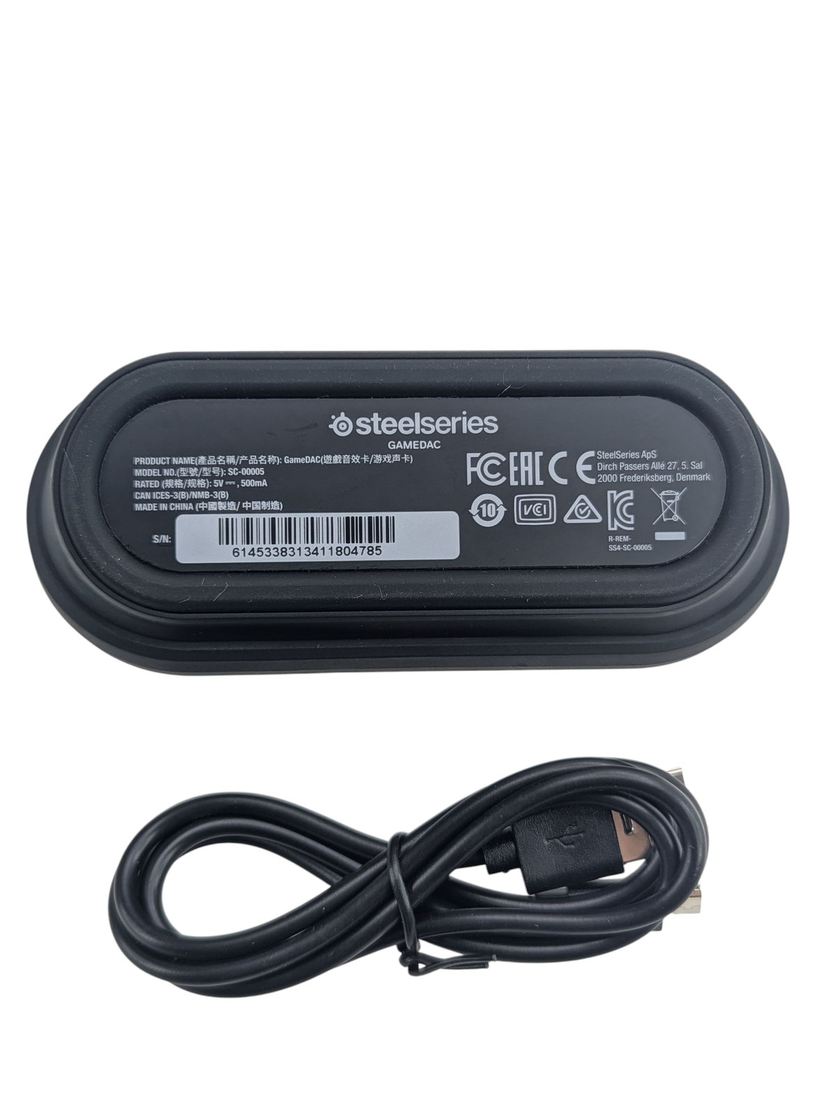 SteelSeries GameDAC SC-00005 Hi-Res USB DAC & Amp for Arctis Pro/PC/PS4 - Black 3 SteelSeries GameDAC SC-00005 Hi-Res USB DAC & Amp for Arctis Pro/PC/PS4 - Black - Image 3