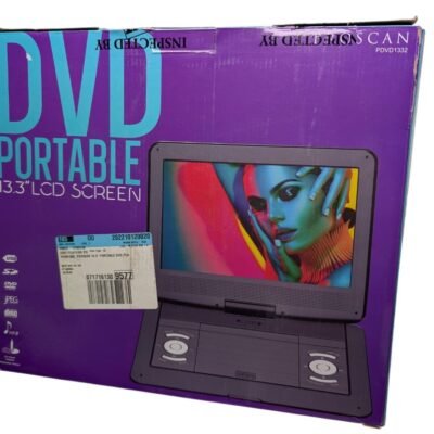 Sylvania Proscan PDVD1332 13.3in Portable DVD Player w AC Adapter Open Box