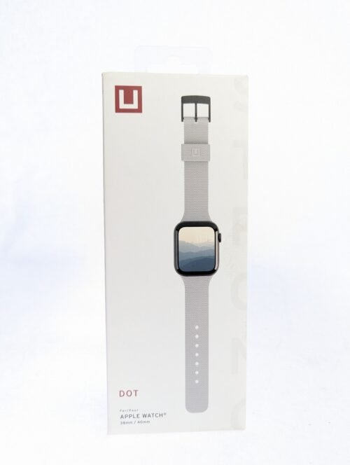 UAG Dot Silicone Watch Band for Apple Watch 38mm & 40 mm - Grey (NEW)