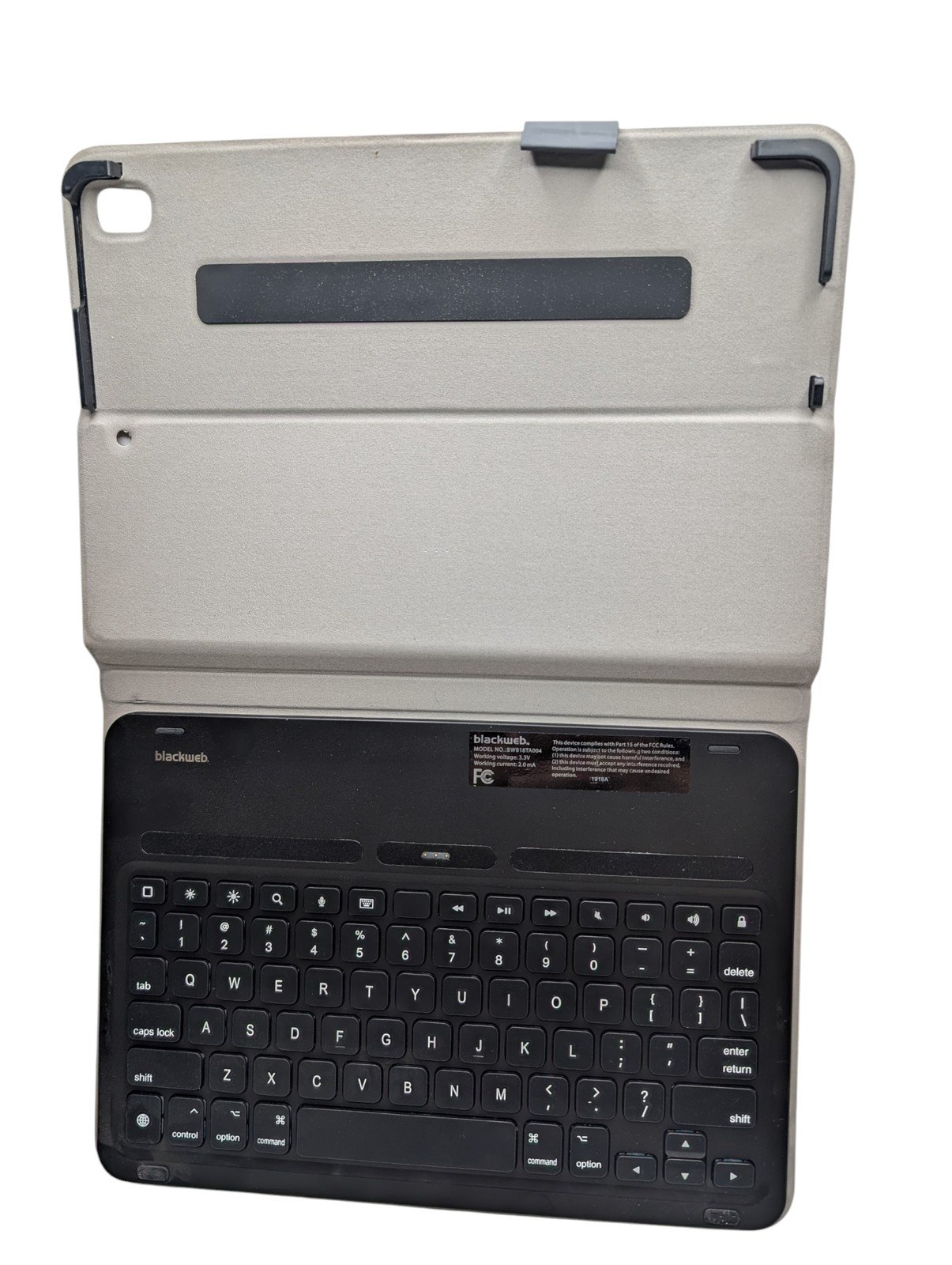 Blackweb Keyboard Folio Case with Smart Connector for Apple iPad Pro 10.5" Black