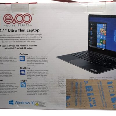 EVOO EV-CE-141-2-BK 14.1-Inch Ultra Thin Laptop