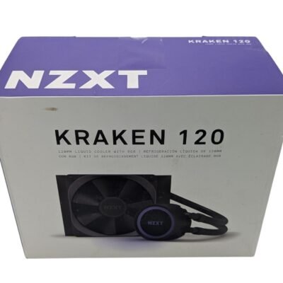 NZXT - Kraken 120 (RL-KR120-B1) 120mm Cooler with RGB (UNIT ONLY - NO MOUNTS)