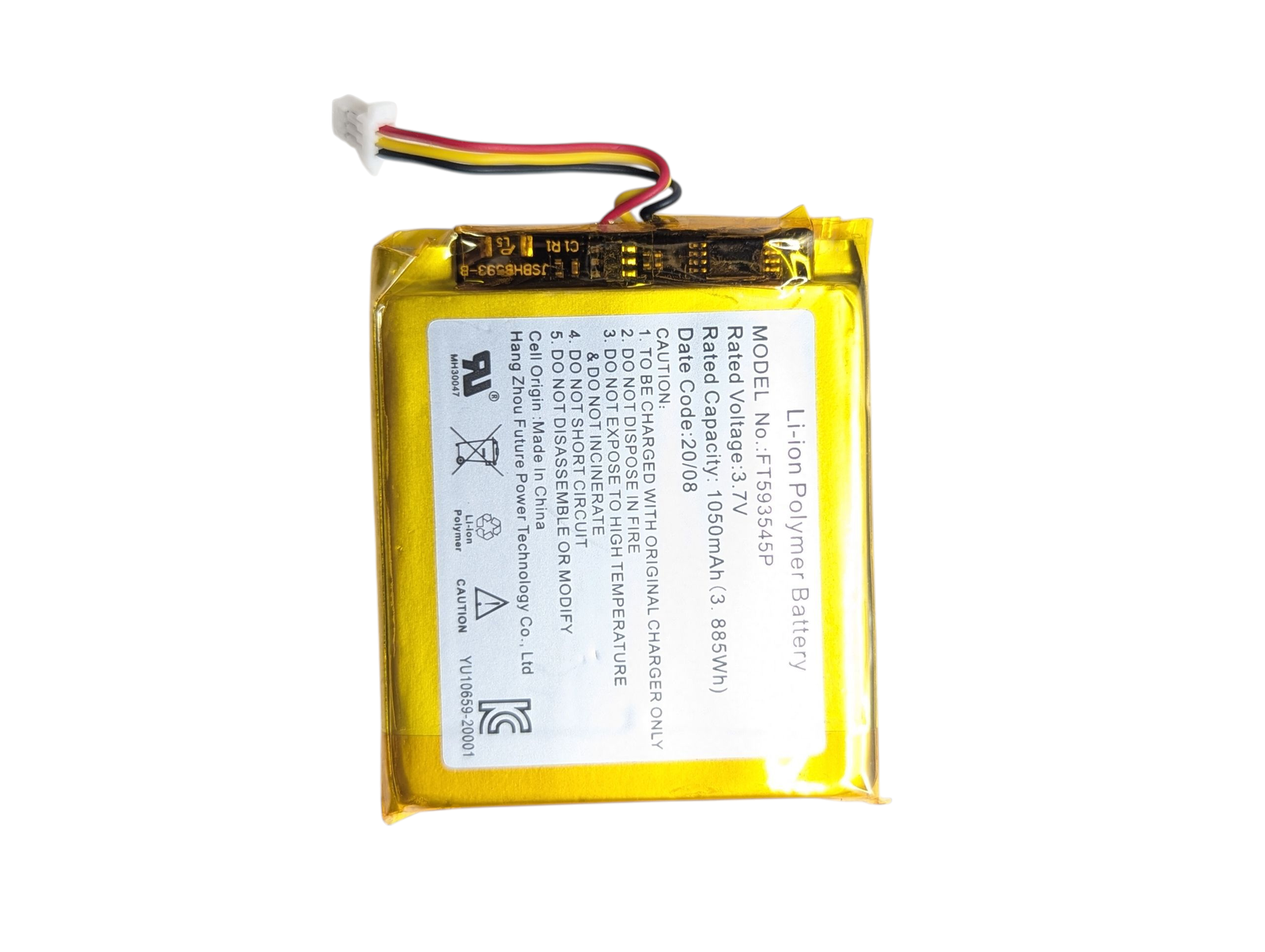Original Replacement Battery 1050mAh 3.7V for Turtle Beach Stealth 600 Gen 2 3 Original Replacement Battery 1050mAh 3.7V for Turtle Beach Stealth 600 Gen 2 - Image 3