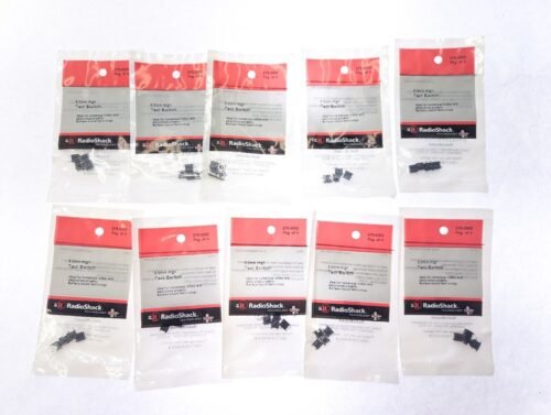 RadioShack 12VDC SMT Tactile Switch 6.2x6.2x5.0 mm 275-0002 - Pack of 10