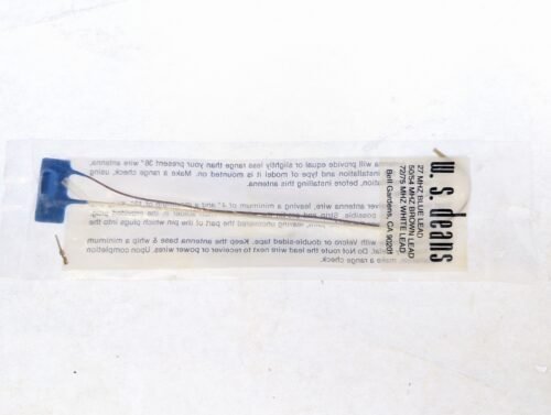WS Deans Antenna 72/75 MHZ White lead, 50/54 Brown lead, 27 MHZ Blue lead - Image 3