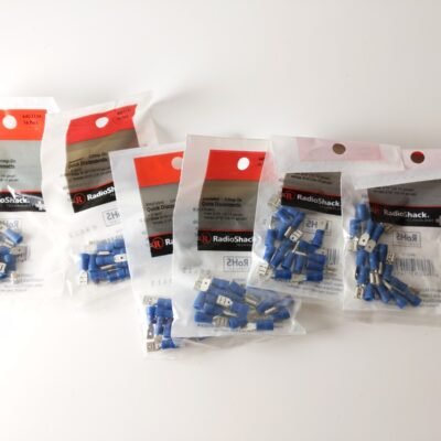 6 x PACK of 3/16-Inch Insulated Quick Disconnects (16-Pack)