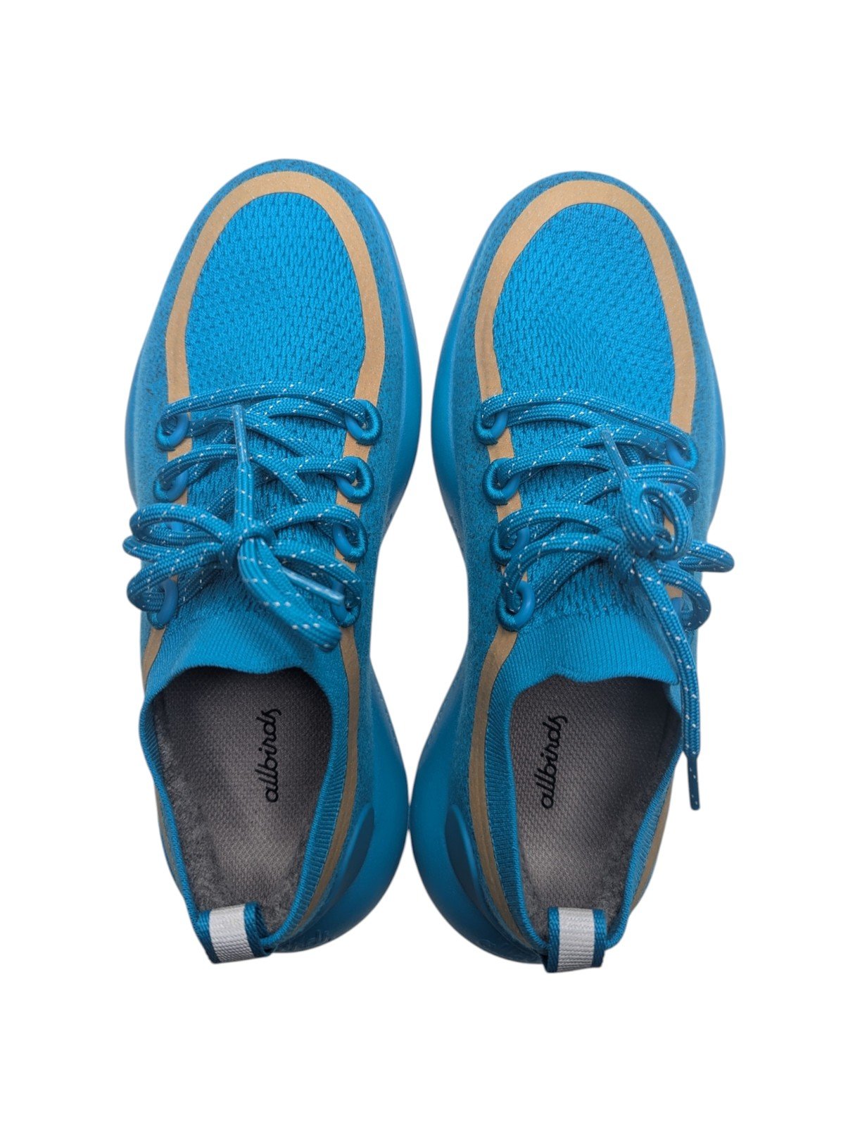Allbirds Women Trail Runner SWT Mizzle Blue Gold Sneaker Size 10 Open Box New
