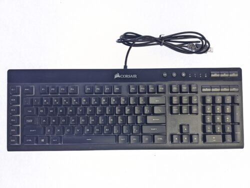 Corsair Gaming K55 RGB Wired Gaming Keyboard, Backlit RGB LED, CH-9206015-NA