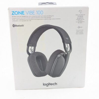 Logitech Zone Vibe 100 Wireless Headphones Graphite