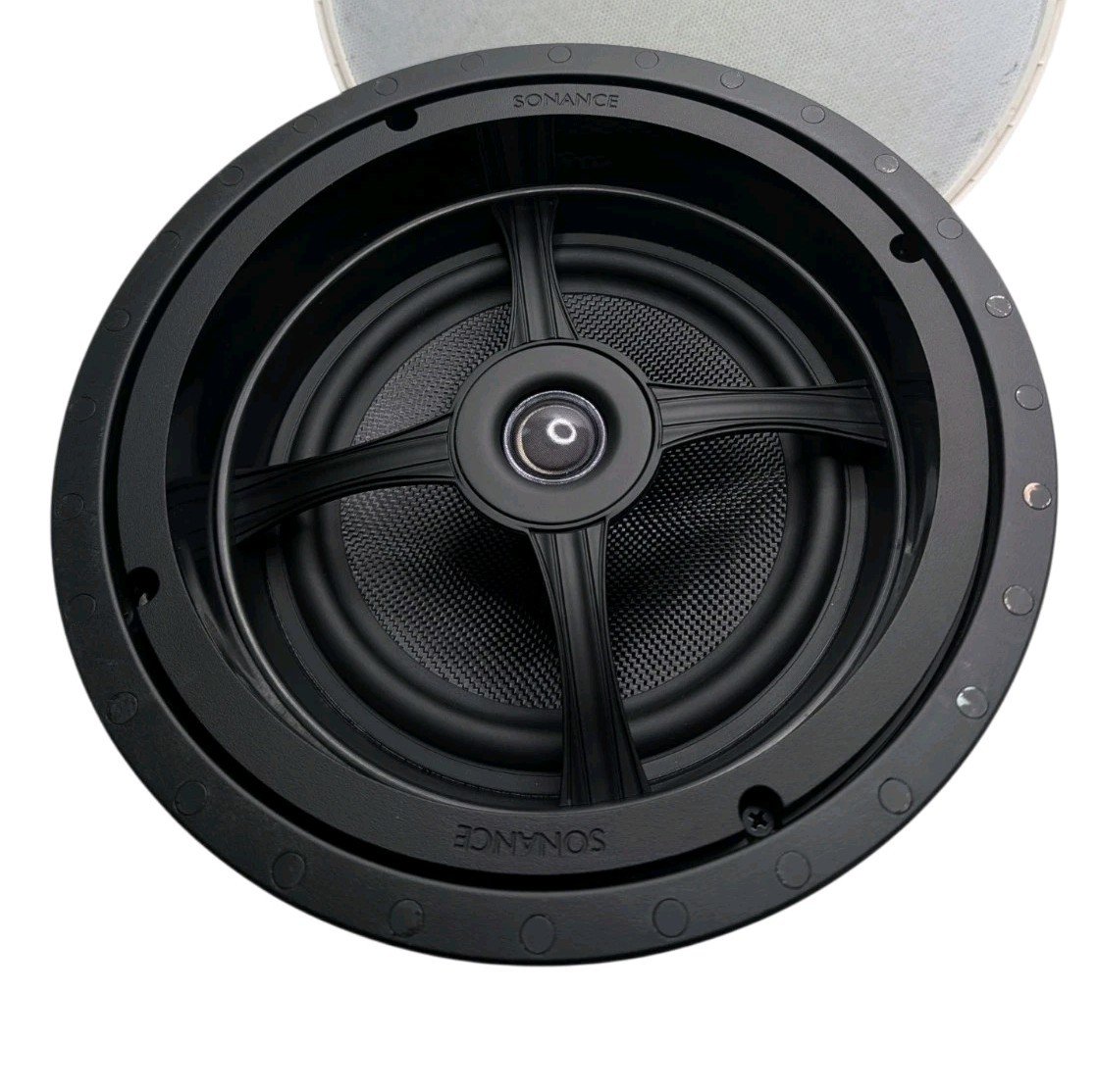 Sonance MAG6R 6.5" 2-Way In-Ceiling Speaker White Magnetic Grille Single - Image 2