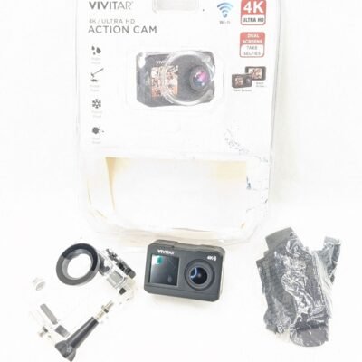 Vivitar 4K Ultra HD Action Camera Dual Screen - Black